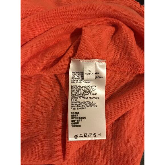 by Anthropologie Orange Raw Hem Tank Top - Size Extra Small - Picture 7 of 9